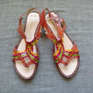 Caramba Mexican leather sandals size 9